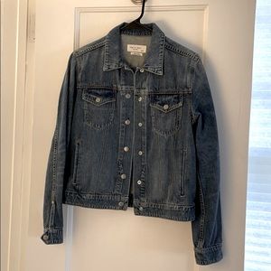 Rag & Bone Nico jacket in worn denim blue